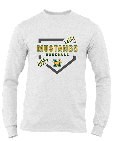 JW Nixon Mustangs Baseball #2 Men's Premium LS T-Shirt