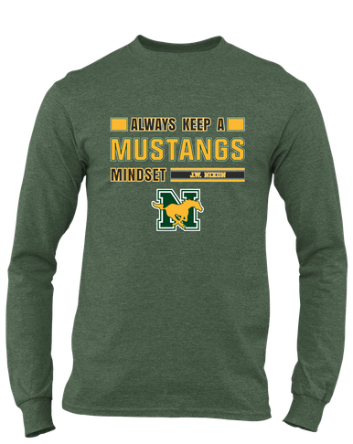 JW Nixon Mustangs Mindset Men's Premium LS T-Shirt