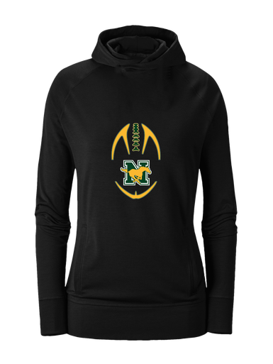 JW Nixon Mustangs Football #4 Women's Hoodie