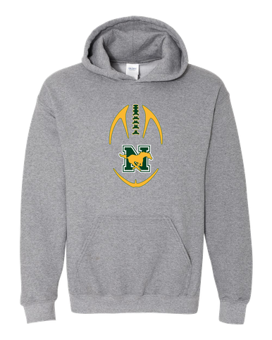 JW Nixon Mustangs Football #4 Men's Hoodie