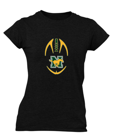 JW Nixon Mustangs Football #4 Women's Premium SS T-Shirt