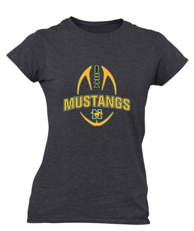 JW Nixon Mustangs Football #5 Women's SS T-Shirt