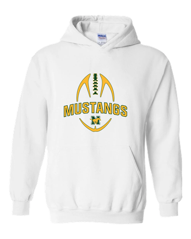 JW Nixon Mustangs Football #5 Men's Hoodie