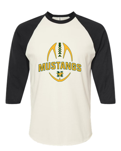JW Nixon Mustangs Football #5 Women's Baseball T-Shirt