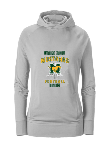 JW Nixon Mustangs Football #6 Women's Hoodie