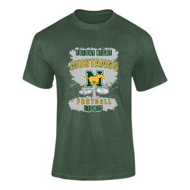 JW Nixon Mustangs Football #6 Men's Premium SS T-Shirt