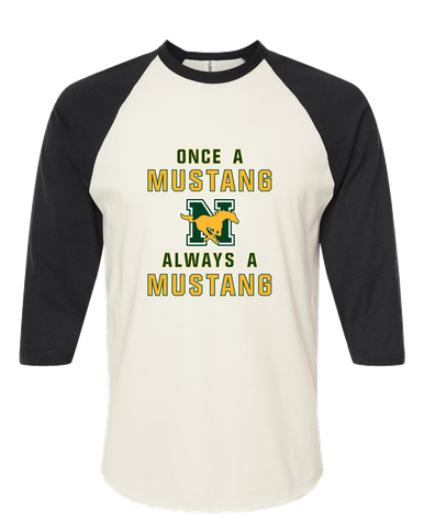 JW Nixon Mustangs Once A Men's Baseball T-Shirt