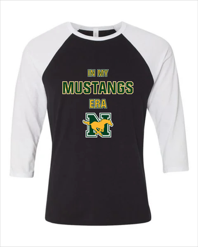 JW Nixon Mustangs Era #1 Women's Baseball T-Shirt