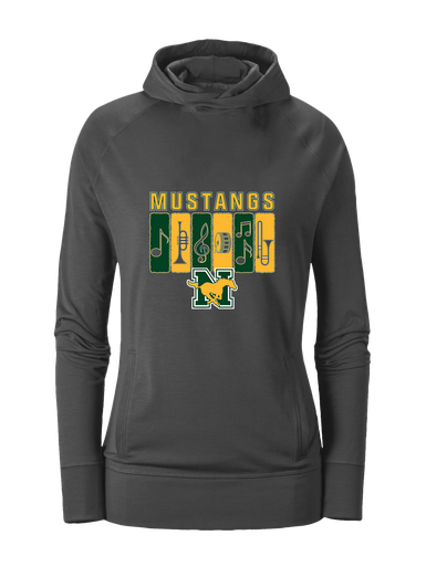 JW Nixon Mustangs Band # 2 Women's Hoodie
