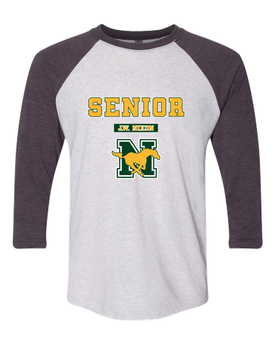 JW Nixon Mustangs Senior #2 Men's Baseball T-Shirt