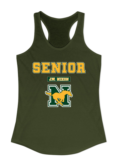 JW Nixon Mustangs Senior #2 Women's Tank Top