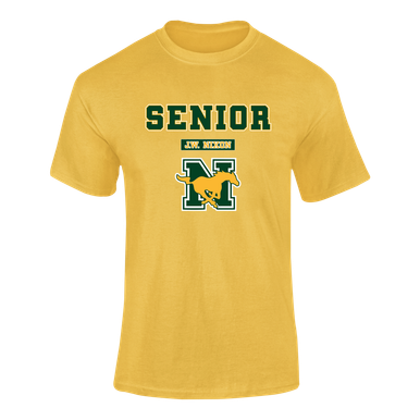 JW Nixon Mustangs Senior #2 Men's SS T-Shirt