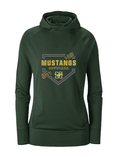 JW Nixon Mustangs Softball #2 Women's Hoodie