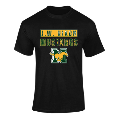 JW Nixon Mustangs Mascot #9 Men's Premium SS T-Shirt