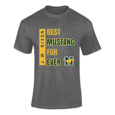JW Nixon Mustangs Best Mustang Fan Men's SS T-Shirt