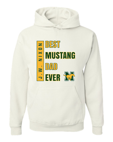JW Nixon Mustangs Best Mustang Dad Men's Premium Hoodie