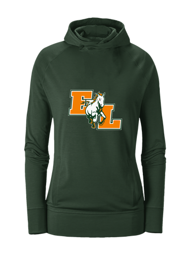 East Lincoln Mustangs Mascot #1 Women's Hoodie