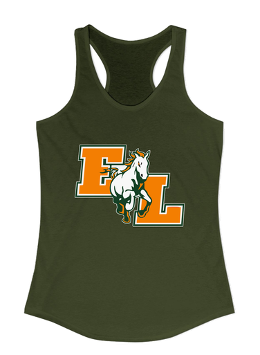 East Lincoln Mustangs Mascot #1 Women's Tank Top