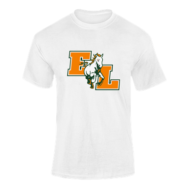 East Lincoln Mustangs Mascot #1 Men's SS T-Shirt