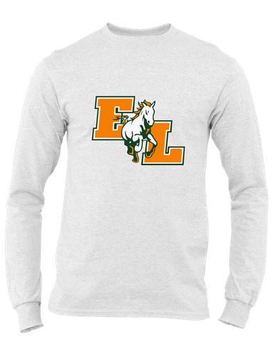 East Lincoln Mustangs Mascot #1 Men's Premium LS T-Shirt