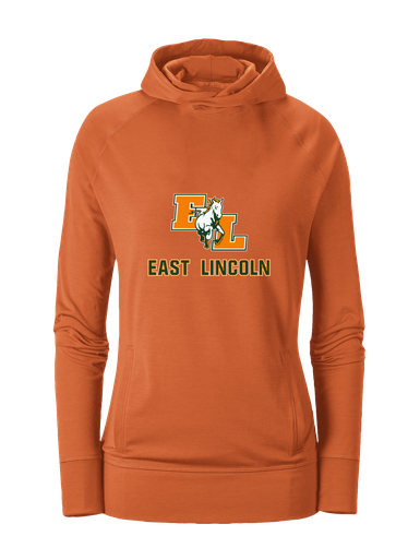 East Lincoln Mustangs Mascot #2 Women's Hoodie