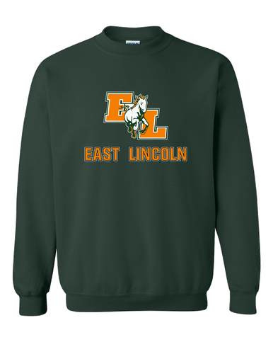 East Lincoln Mustangs Mascot #2 Men's Sweatshirt