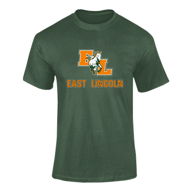 East Lincoln Mustangs Mascot #2 Men's SS T-Shirt