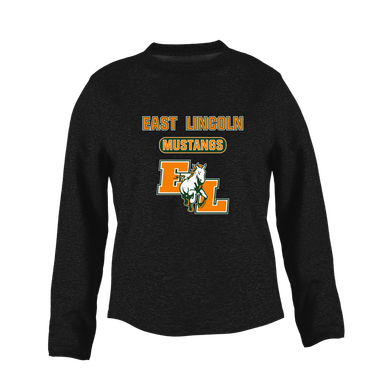 East Lincoln Mustangs Mascot #3 Women's Sweatshirt