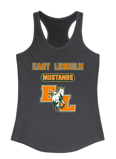 East Lincoln Mustangs Mascot #3 Women's Tank Top