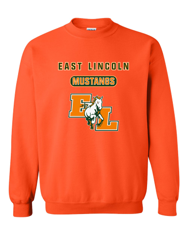 East Lincoln Mustangs Mascot #3 Men's Sweatshirt
