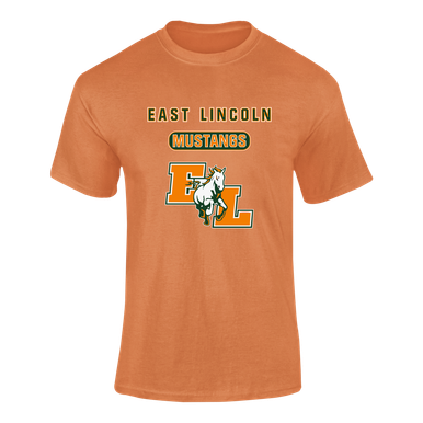 East Lincoln Mustangs Mascot #3 Men's SS T-Shirt