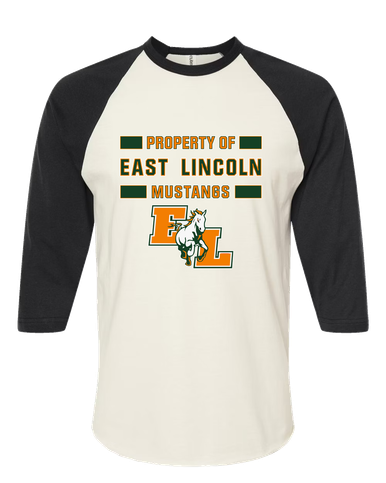 East Lincoln Mustangs Property Of Women's Baseball T-Shirt