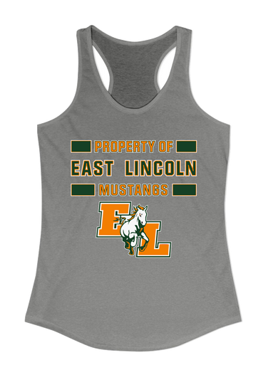East Lincoln Mustangs Property Of Women's Tank Top