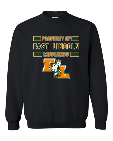 East Lincoln Mustangs Property Of Men's Sweatshirt