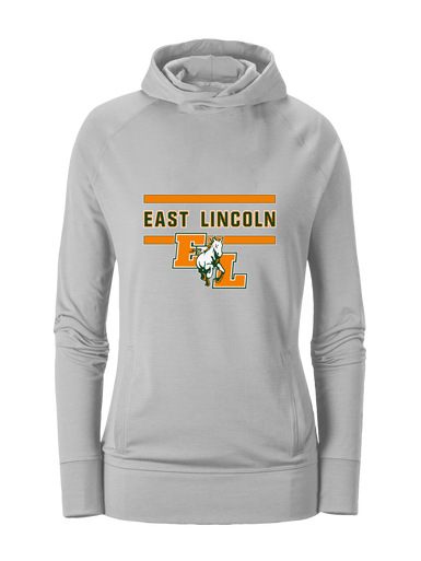 East Lincoln Mustangs Mascot #4 Women's Hoodie