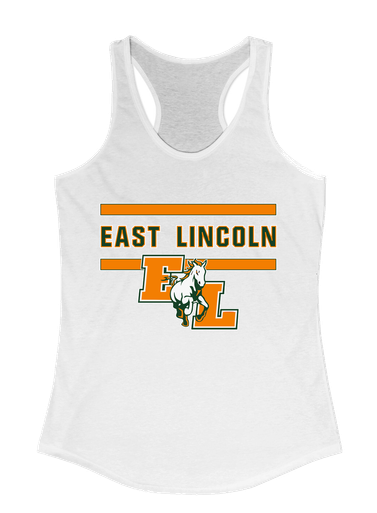 East Lincoln Mustangs Mascot #4 Women's Tank Top