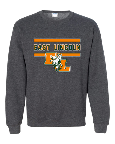 East Lincoln Mustangs Mascot #4 Men's Sweatshirt