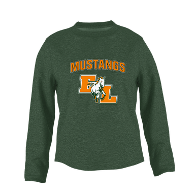 East Lincoln Mustangs Mascot #6 Women's Sweatshirt