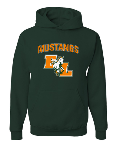 East Lincoln Mustangs Mascot #6 Men's Premium Hoodie