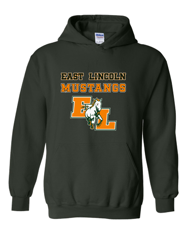 East Lincoln Mustangs Spirit Men's Hoodie