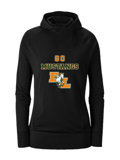 East Lincoln Mustangs Go Team Women's Hoodie