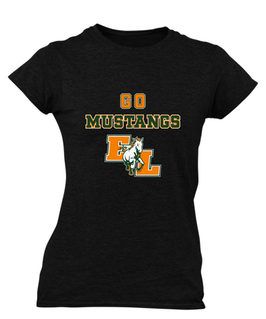 East Lincoln Mustangs Go Team Women's Premium SS T-Shirt