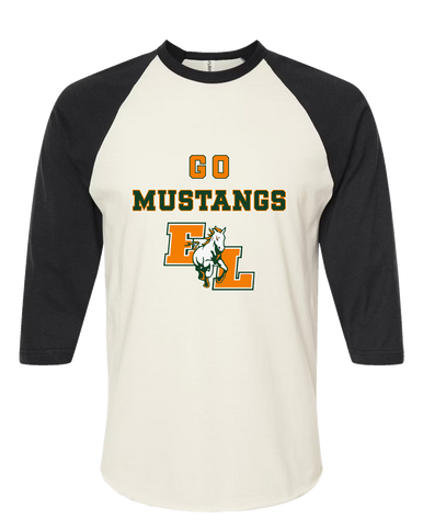 East Lincoln Mustangs Go Team Men's Baseball T-Shirt