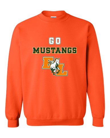 East Lincoln Mustangs Go Team Men's Sweatshirt