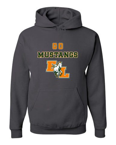 East Lincoln Mustangs Go Team Men's Premium Hoodie