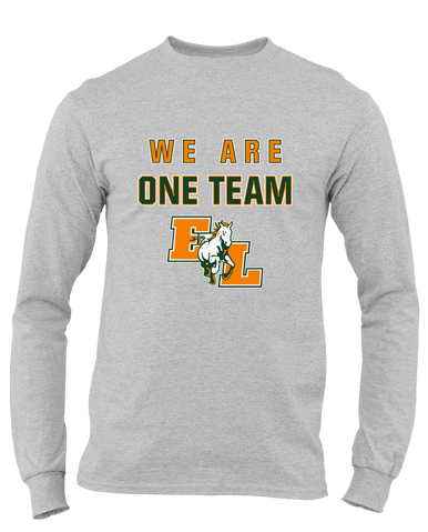 East Lincoln Mustangs We Are One Team Men's Premium LS T-Shirt