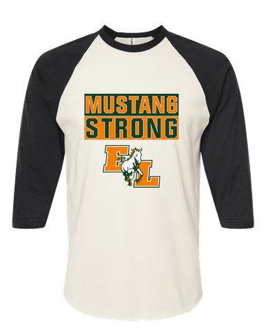 East Lincoln Mustangs Strong #1 Women's Baseball T-Shirt