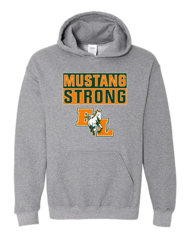 East Lincoln Mustangs Strong #1 Men's Hoodie