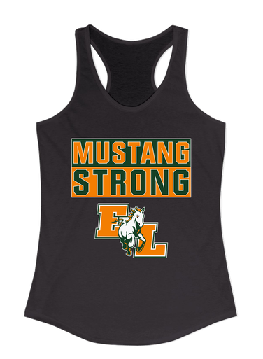 East Lincoln Mustangs Strong #1 Women's Tank Top