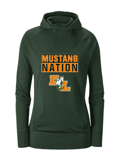 East Lincoln Mustangs Nation #1 Women's Hoodie